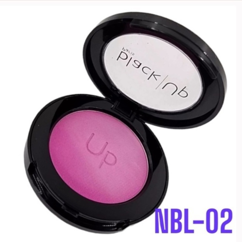 Black Up Silky Formula Blush Matte/Iridescent Finish Shade NBL 02